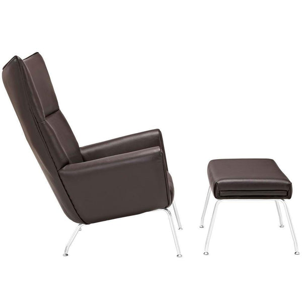 Modway Class Leather Lounge Chair | Lounge Chairs | Modishstore-3