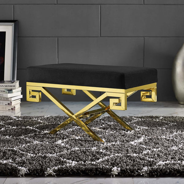 Modway Rove Velvet Bench | Stools & Benches | Modishstore-2