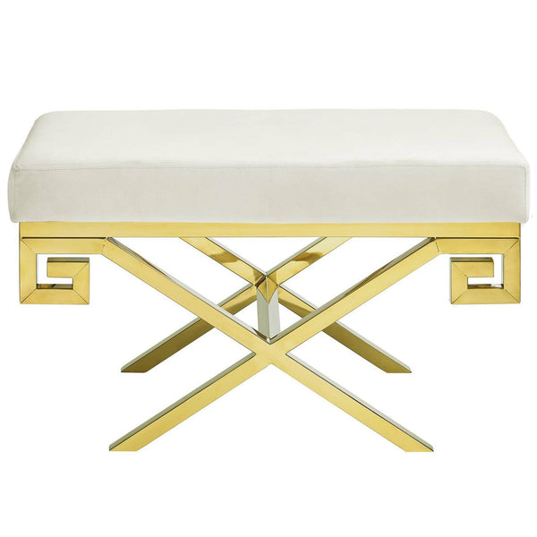 Modway Rove Velvet Bench | Stools & Benches | Modishstore-12