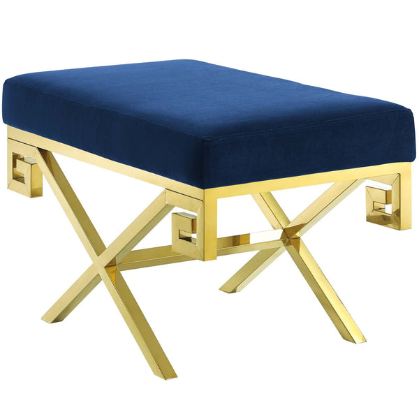 Modway Rove Velvet Bench | Stools & Benches | Modishstore-8
