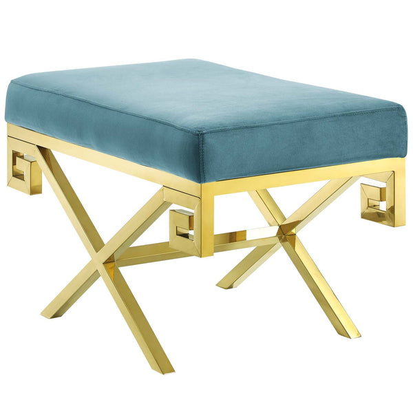 Modway Rove Velvet Bench | Stools & Benches | Modishstore-7