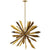 Modway Pervade Starburst Brass Pendant Light Chandelier | Chandeliers | Modishstore-2