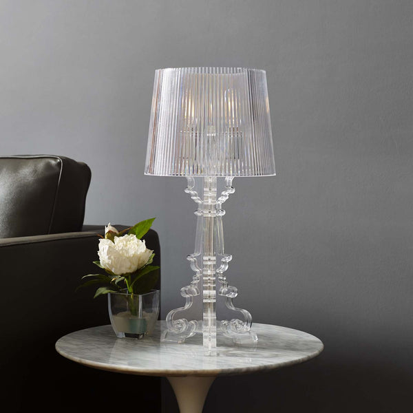 Modway French Petite Acrylic Acrylic Table Lamp | Table Lamps | Modishstore
