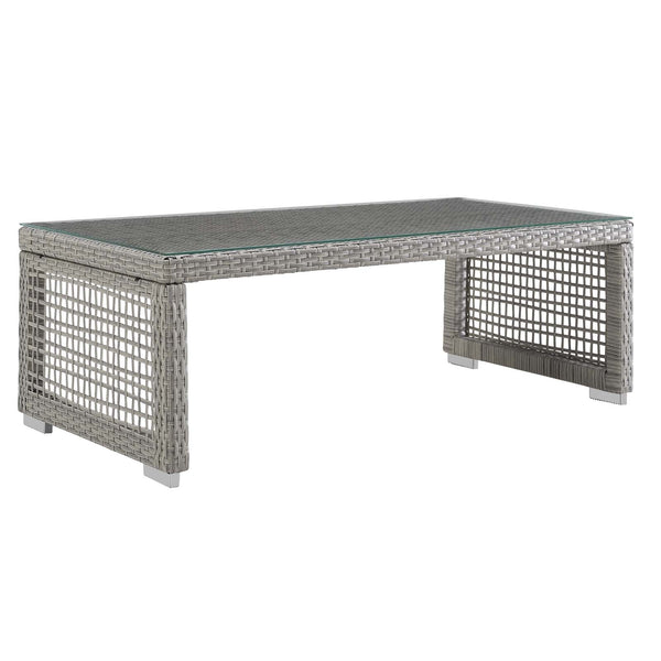 Modway Aura Rattan Outdoor Patio Coffee Table | Outdoor Tables | Modishstore-2