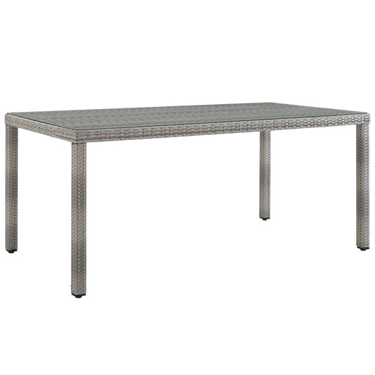 Modway Aura 68" Wicker Rattan Dining Table | Dining Tables | Modishstore
