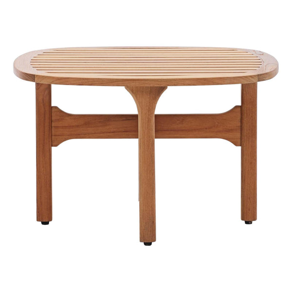 Modway Saratoga Outdoor Patio Teak Coffee Table Natural | Coffee Tables | Modishstore-3