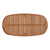 Modway Saratoga Outdoor Patio Premium Grade A Teak Wood Oval Coffee Table Natural | Coffee Tables | Modishstore-4