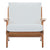 Modway Saratoga Outdoor Patio Teak Armchair Natural White | Armchairs | Modishstore-5