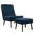 Modway Modify Upholstered Lounge Chair and Ottoman | Lounge Chairs | Modishstore-19