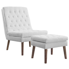 Modway Modify Upholstered Lounge Chair and Ottoman