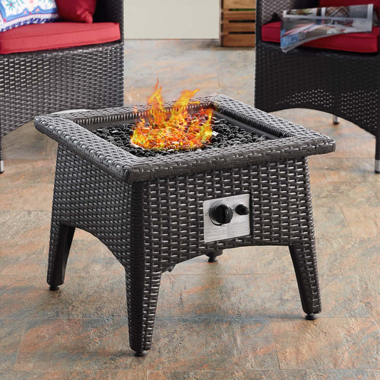 Modway Vivacity Outdoor Patio Fire Pit Table Espresso | Outdoor Furniture | Modishstore