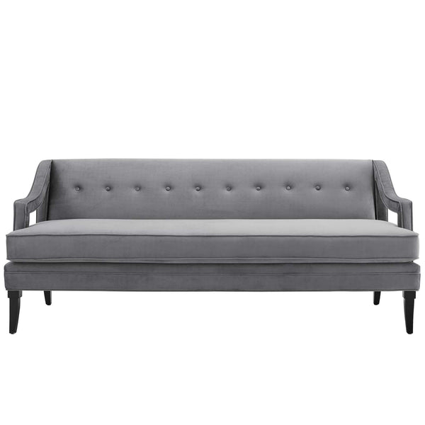 Modway Concur Button Tufted Upholstered Velvet Sofa | Sofas | Modishstore-15