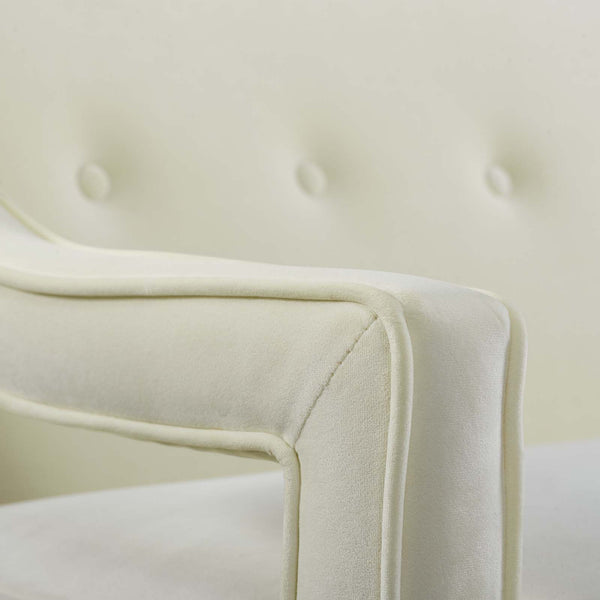 Modway Concur Button Tufted Upholstered Velvet Sofa | Sofas | Modishstore-24