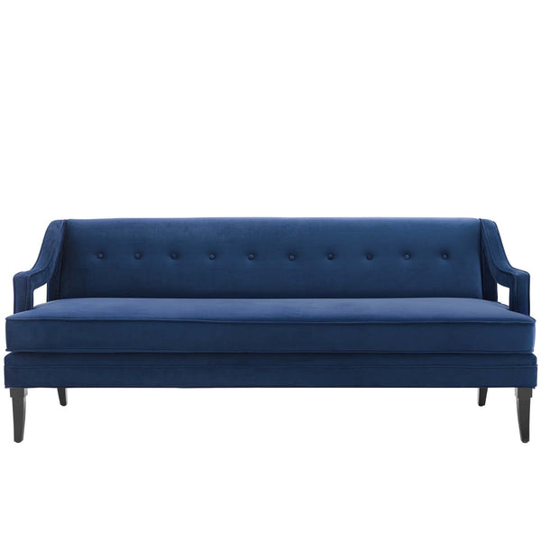 Modway Concur Button Tufted Upholstered Velvet Sofa | Sofas | Modishstore-28
