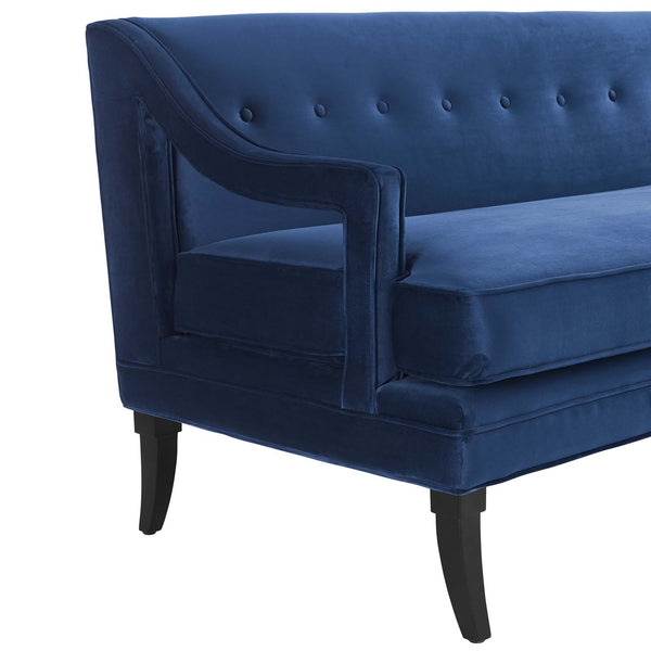 Modway Concur Button Tufted Upholstered Velvet Sofa | Sofas | Modishstore-29