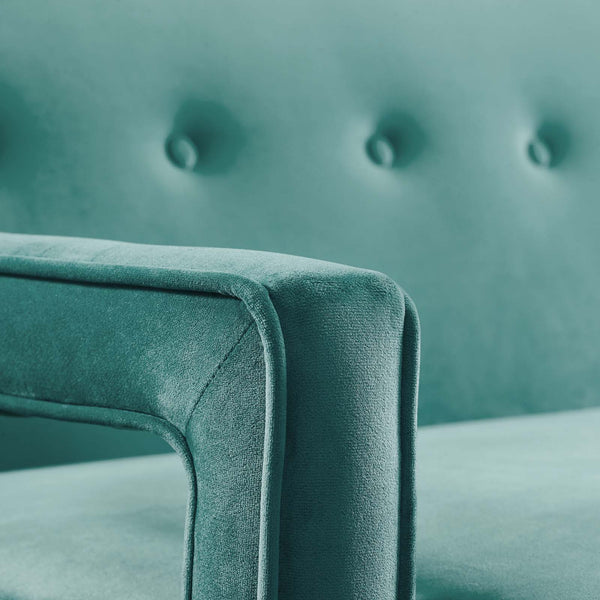Modway Concur Button Tufted Upholstered Velvet Sofa | Sofas | Modishstore-38