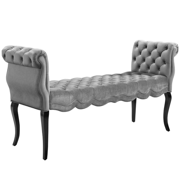 Modway Adelia Chesterfield Style Button Tufted Performance Velvet Bench | Stools & Benches | Modishstore-10