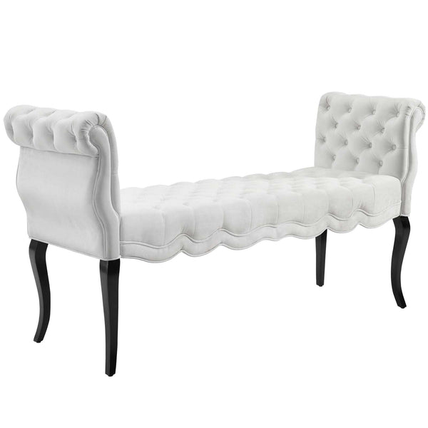 Modway Adelia Chesterfield Style Button Tufted Performance Velvet Bench | Stools & Benches | Modishstore-30