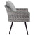 Modway Endeavor Outdoor Patio Wicker Rattan Armchair Gray | Armchairs | Modishstore-3
