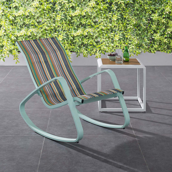 Modway Traveler Rocking Outdoor Patio Mesh Sling Lounge Chair | Outdoor Recliners & Lounge Chairs | Modishstore-7