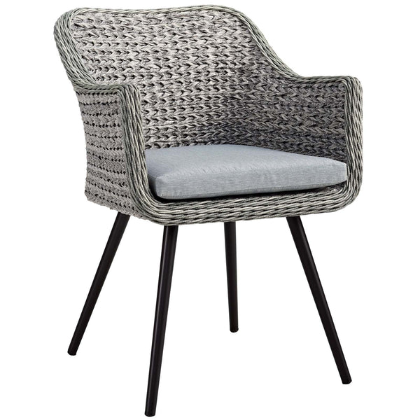 Modway Endeavor Outdoor Patio Wicker Rattan Dining Armchair | Armchairs | Modishstore-2