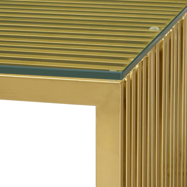 Modway Gridiron Stainless Steel Coffee Table | Coffee Tables | Modishstore-2