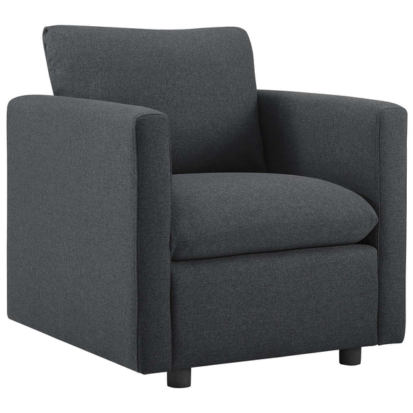 Modway Activate Upholstered Fabric Armchair | Armchairs | Modishstore-19
