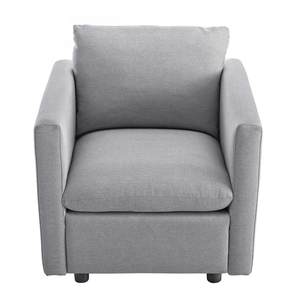 Modway Activate Upholstered Fabric Armchair | Armchairs | Modishstore-36