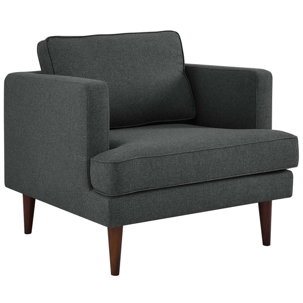 Modway Agile Upholstered Fabric Armchair | Armchairs | Modishstore-8