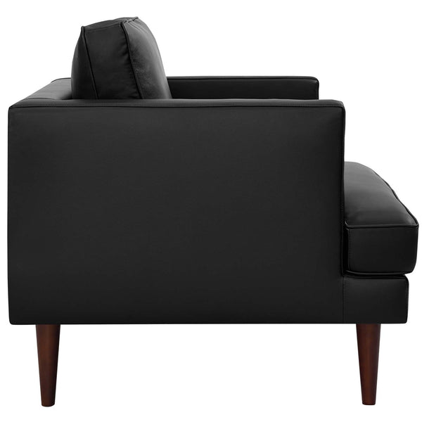 Modway Agile Genuine Leather Armchair | Armchairs | Modishstore-8