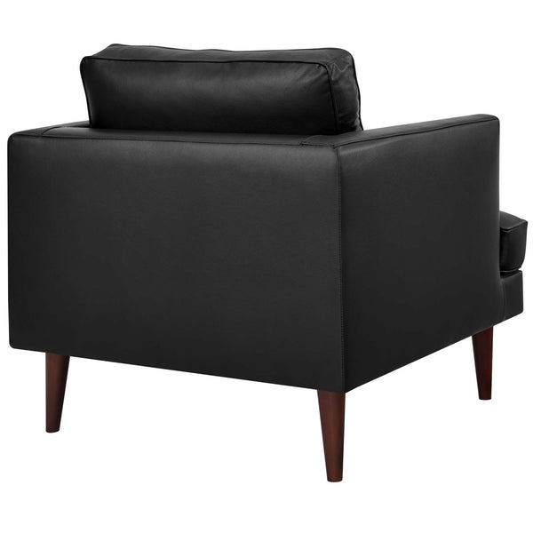 Modway Agile Genuine Leather Armchair | Armchairs | Modishstore-9