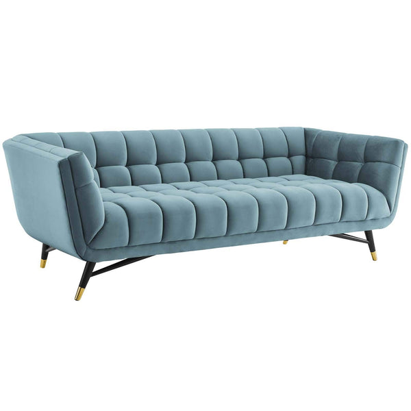 Modway Adept Upholstered Velvet Sofa | Sofas | Modishstore-17