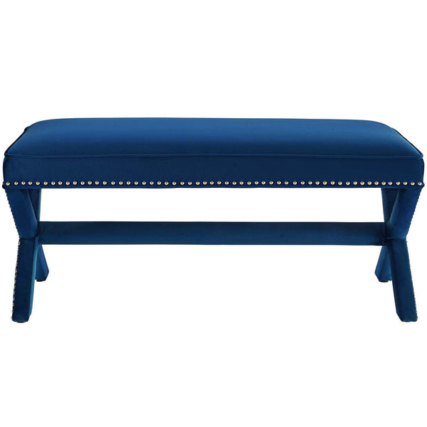 Modway Rivet Upholstered Velvet Bench | Stools & Benches | Modishstore-13
