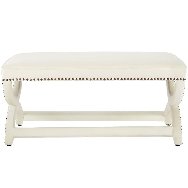 Modway Expound Upholstered Nailhead Trim Velvet Bench | Stools & Benches | Modishstore-8