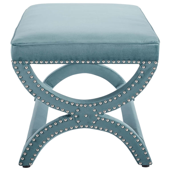 Modway Expound Upholstered Nailhead Trim Velvet Bench | Stools & Benches | Modishstore-16