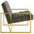 Modway Bequest Gold Stainless Steel Upholstered Fabric Accent Chair | Accent Chairs | Modishstore-14