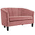 Modway Prospect Channel Tufted Upholstered Velvet Loveseat | Loveseats | Modishstore-3