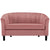 Modway Prospect Channel Tufted Upholstered Velvet Loveseat | Loveseats | Modishstore-5
