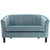 Modway Prospect Channel Tufted Upholstered Velvet Loveseat | Loveseats | Modishstore-25