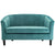 Modway Prospect Channel Tufted Upholstered Velvet Loveseat | Loveseats | Modishstore-27