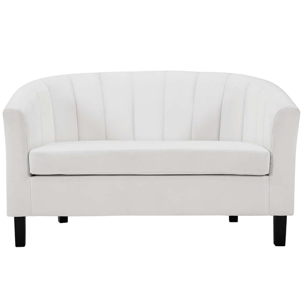 Modway Prospect Channel Tufted Upholstered Velvet Loveseat | Loveseats | Modishstore-30