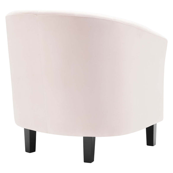 Modway Prospect Channel Tufted Upholstered Velvet Armchair | Armchairs | Modishstore-41