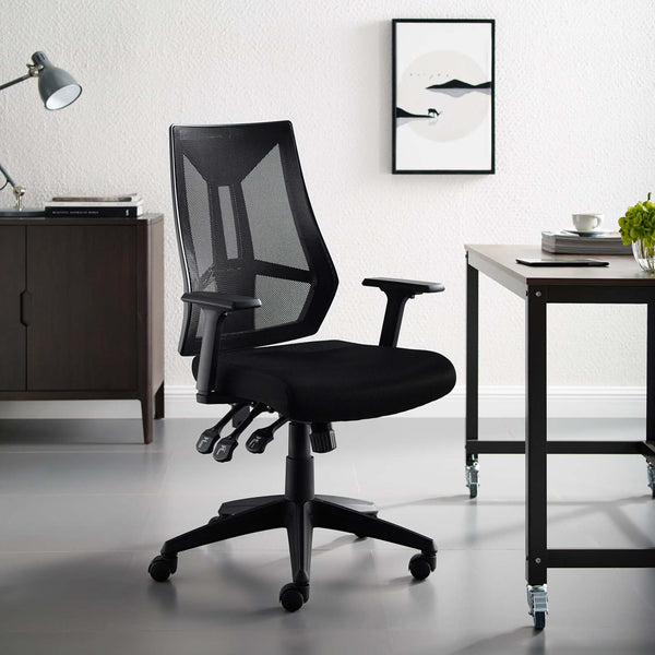 Modway Extol Mesh Office Chair Black | Office Chairs | Modishstore