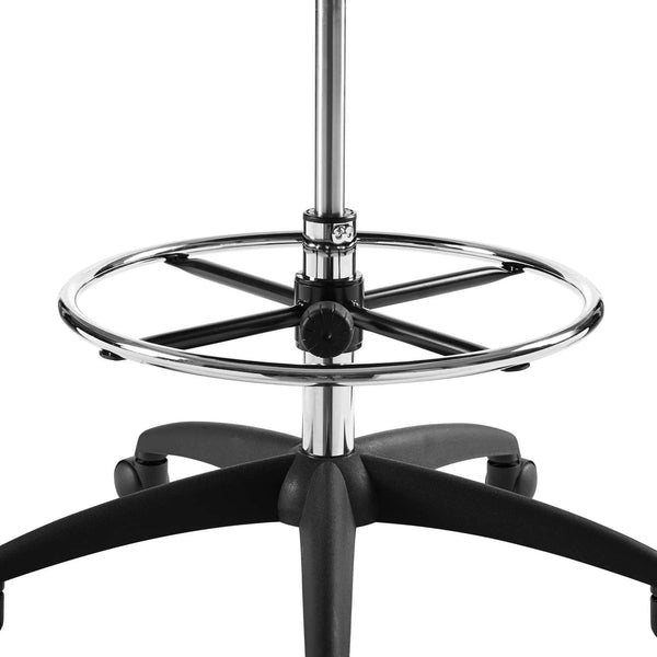 Modway Intrepid Mesh Drafting Chair Black | Office Chairs | Modishstore-8