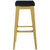 Modway Arrive Gold Stainless Steel Upholstered Velvet Bar Stool | Bar Stools | Modishstore-3