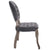 Modway Exhibit French Vintage Dining Performance Velvet Side Chair