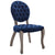 Modway Exhibit French Vintage Dining Performance Velvet Side Chair