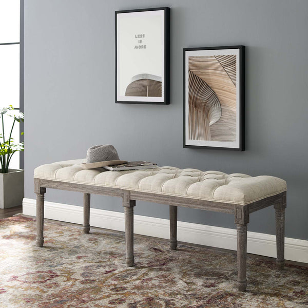 Modway Province French Vintage Performance Velvet Bench | Stools & Benches | Modishstore