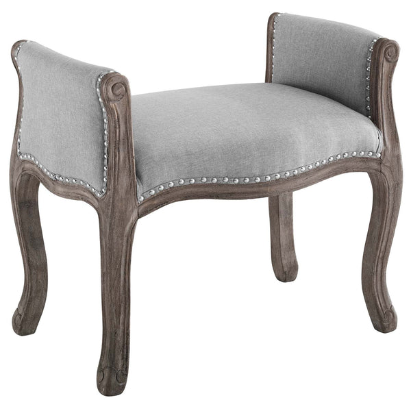Modway Avail Vintage French Upholstered Fabric Bench | Stools & Benches | Modishstore-14