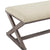 Modway Province Vintage French X-Brace Upholstered Fabric Bench | Stools & Benches | Modishstore-7
